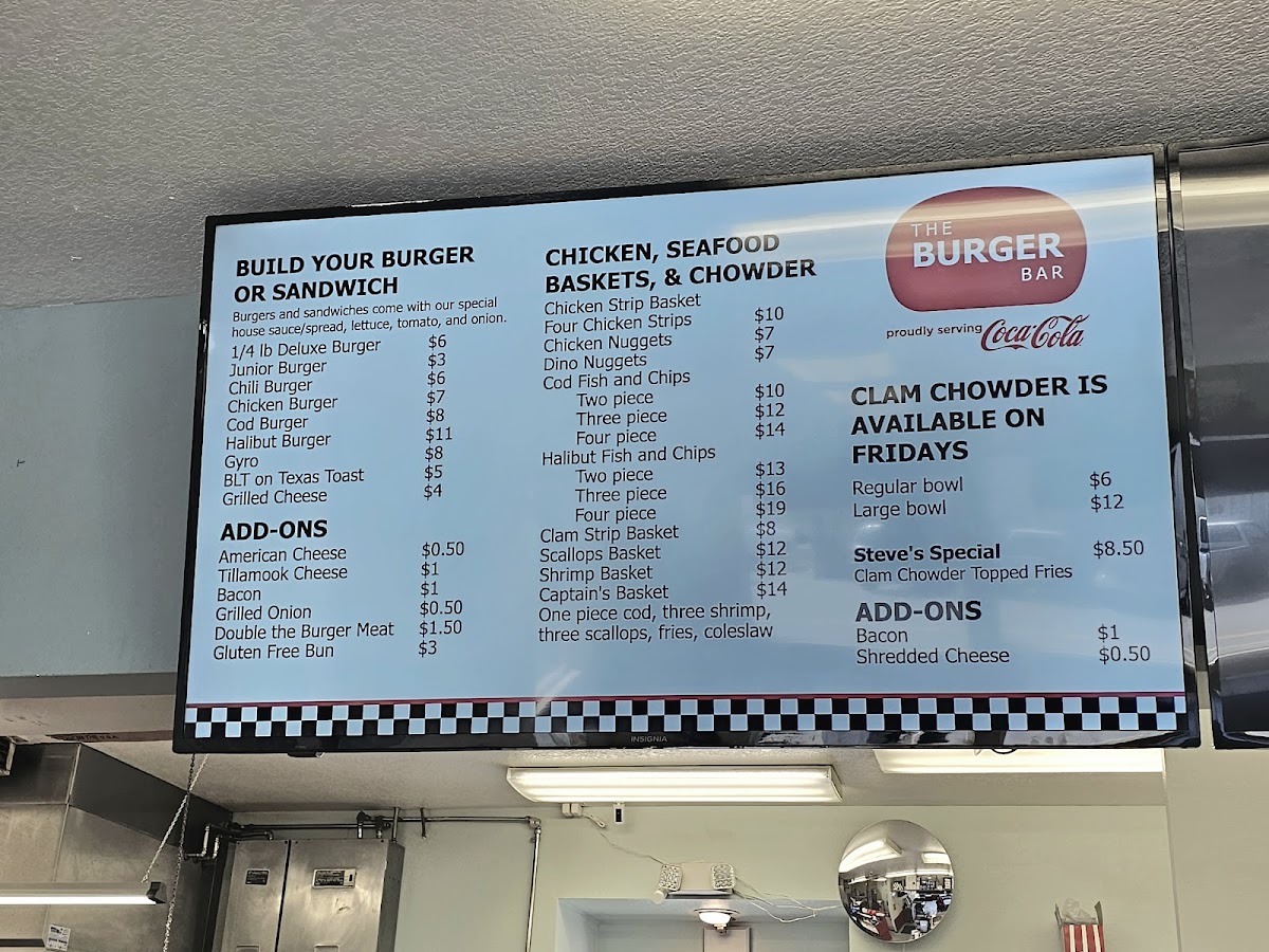 The Burger Bar Menu - Image 4