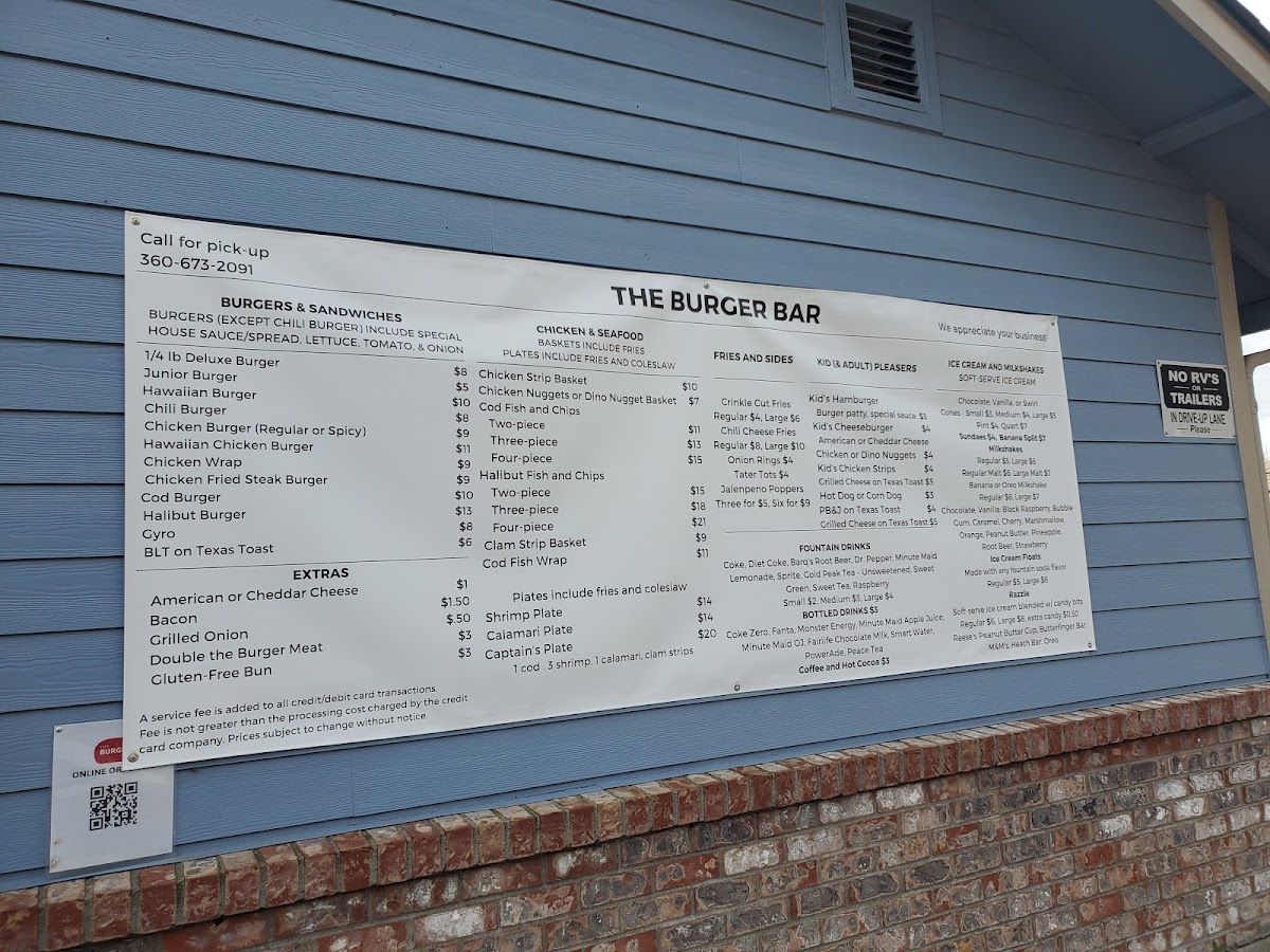 The Burger Bar Menu - Image 5